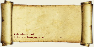 Jovanka Avramović vizit kartica